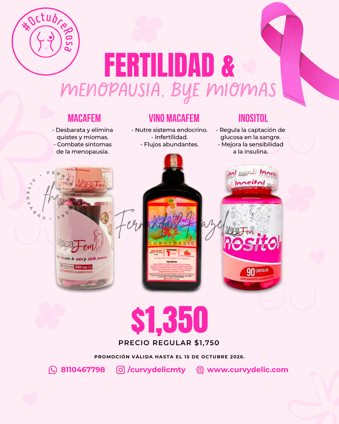 Kit Fertilidad , menopausia & miomas
