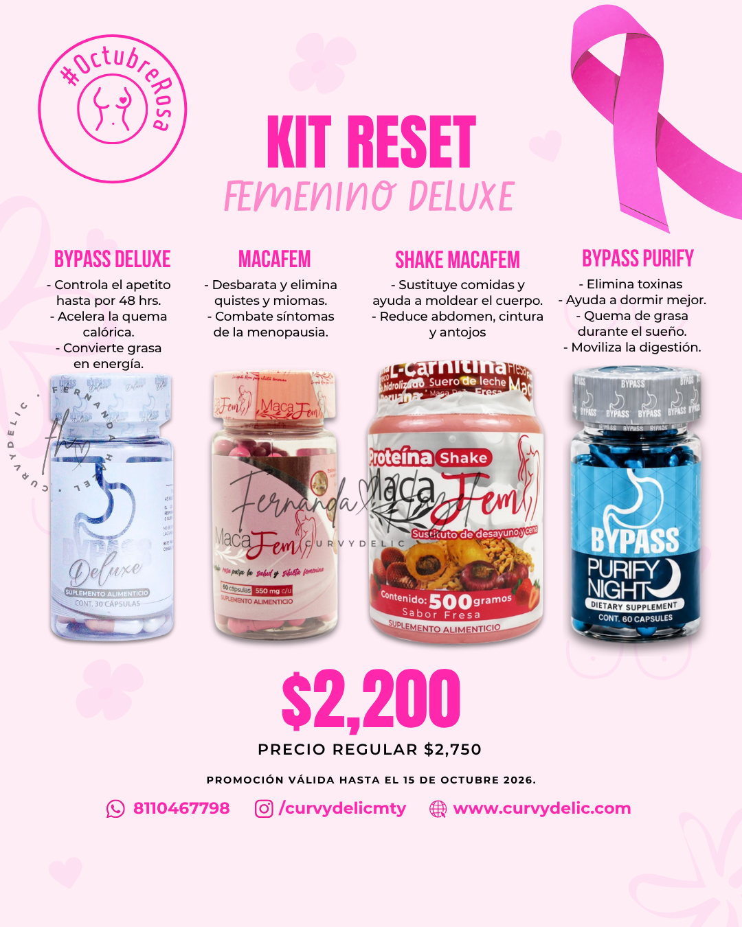 Kit Reset Femenimo Deluxe